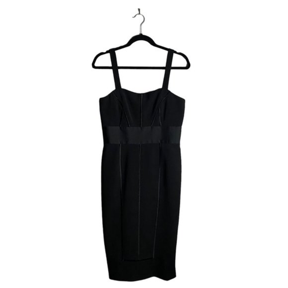 Amanda Wakeley Women's Black Bandage Mini Bodice Dress - Picture 1 of 12